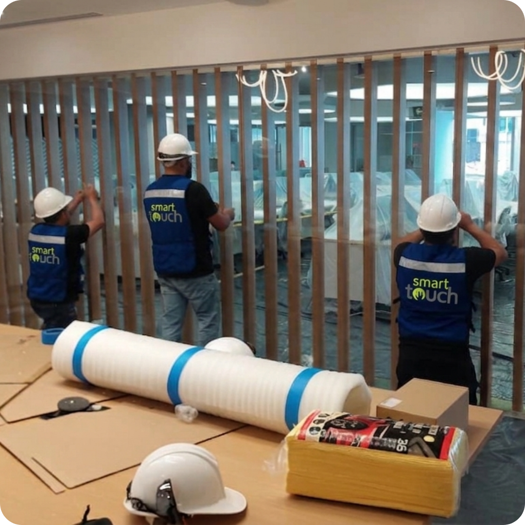 Instalación Cuadrado Playeras negras